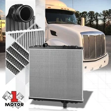 [2-Row] OE Style Aluminum Radiator for 08-13 Peterbilt 387/367/587/Kenworth T700