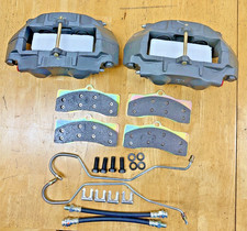 65-82 Corvette Rear Calipers O-ring 2 Rubber Hoses2 Metal Lines Pads U Clip