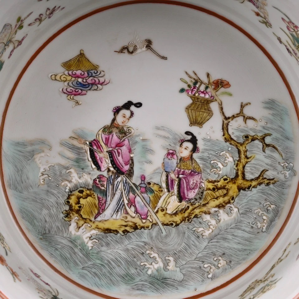 永正时期清朝法米尔玫瑰八仙刷洗衣机 — 第 2/4 张图片