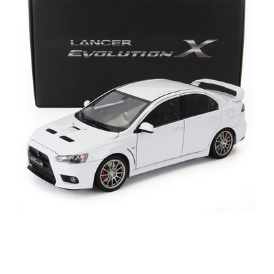 2007 MITSUBISHI LANCER EVO X WHITE 1:18 SCALE | eBay