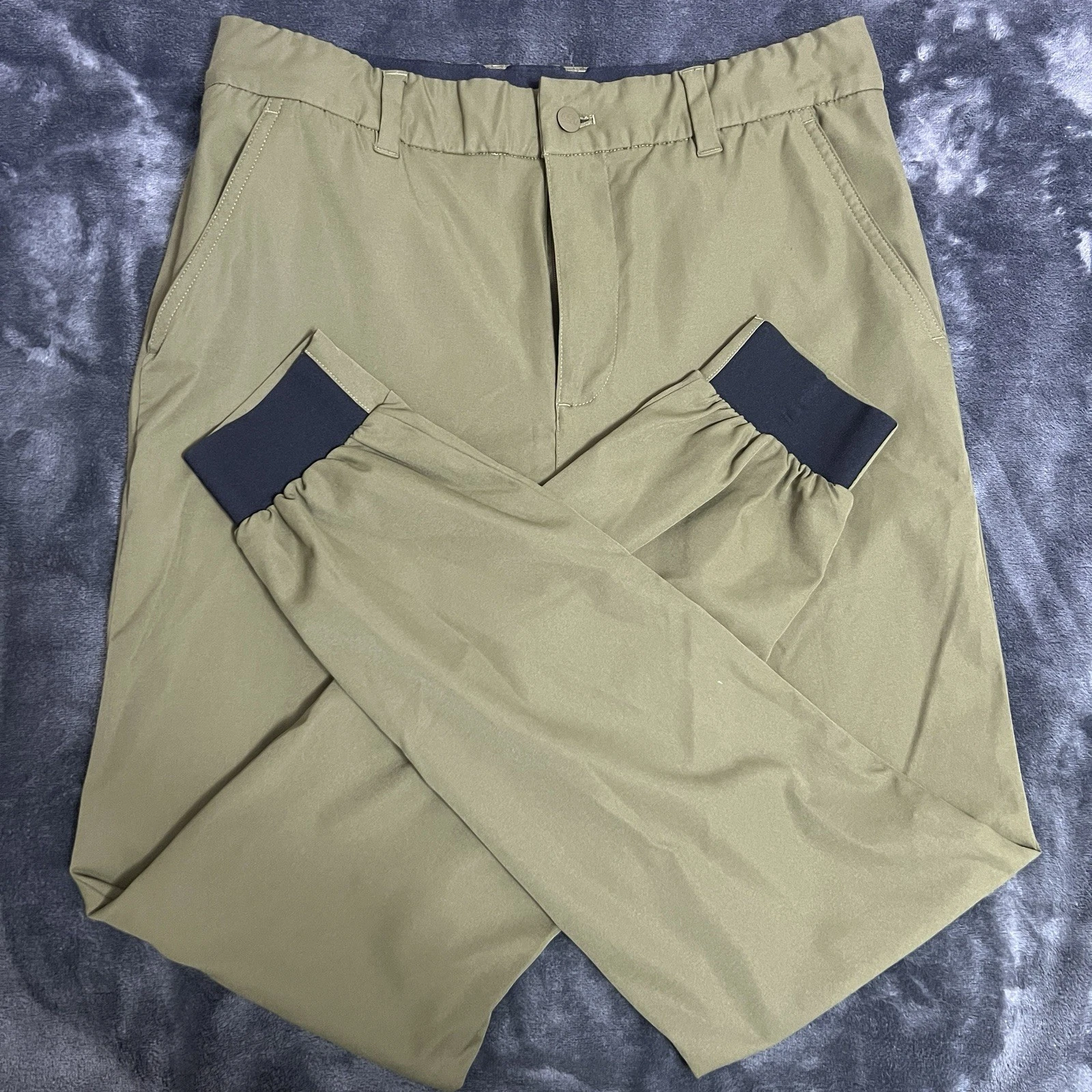 Good Good Stance Sport Jogger Size 30 Olive Green Golf Performance Pants