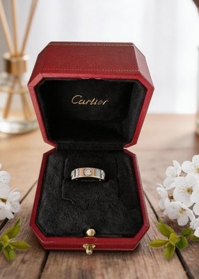Cartier Love Ring 3 Diamond-52 / US 6 Box & Papers