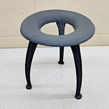 Cherry Burrell Cast Iron Lansdowne Dairy Milking Stool Antique USA Made Milk