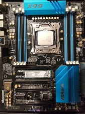 ASRock X99 ATX LGA2011 Motherboard w/ Intel i7-5820K 3.3GHz CPU 256G NVMe SSD
