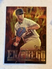 2023 Panini Select - En Fuego Bobby Miller #EF11 (RC) Dodgers Rookie Card