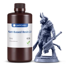 【Buy 5 Pay 3】1kg New ANYCUBIC Plant-based Resin 2.0 Low Odor for LCD 3D Printer