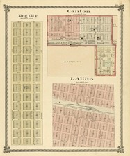 King City; Canton, Laura from Edwards' Historical Atlas of McPherson County, Kan