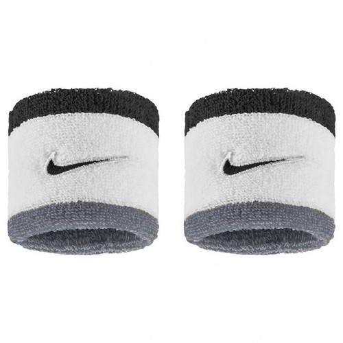 NIKE SWOOSH WRISTBANDS SWEATBANDS TRAINING GYM COTTON RUN TENNIS SPORTS WRIST - Afbeelding 26 van 29