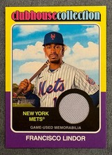 2024 Topps Heritage - Francisco Lindor - Clubhouse Collection Relic Patch - Mets