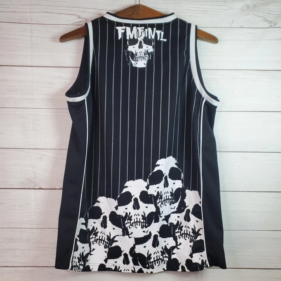 Camiseta sin mangas FMF Intl Apparel Y2K calaveras motocross motocicleta para hombre talla M negra de colección Foto 4 de 4