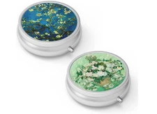 (Free Duty Tax) Pill Box 3 Compartment Small Pill Case,Portable for Pocket o