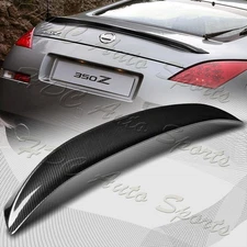 For 2003-2008 Nissan 350Z Z33 2DR STP-Style Real Carbon Fiber Trunk Spoiler Wing