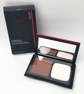 Shiseido Synchro Skin Self-Refreshing Finish Powder Foundation 530 Henna NIB