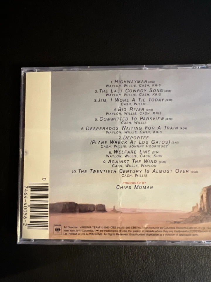 Willie Nelson Johnny Cash Waylon Jennings Kris Kristofferson Highwayman CD Foto 3 de 4