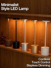 2 pack -LED Wireless Portable Rechargeable Table Lamp for Outdoors/Home