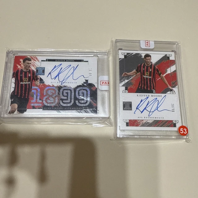 2022-23 Panini Impeccable KIEFFER MOORE /99 OnCard Auto Bournemouth Club History