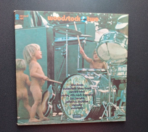 WOODSTOCK TWO 2LP set EX+ Jimi Hendrix 1st Press COTILLION 1971 Original Package