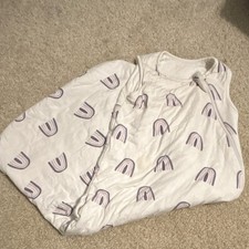 Kyte Baby Sleep Sack- Orchid Rainbow Print Zipper Closure 6-18 months