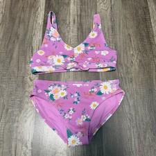 Art Class Floral Swim Bikini set, Size 7-8