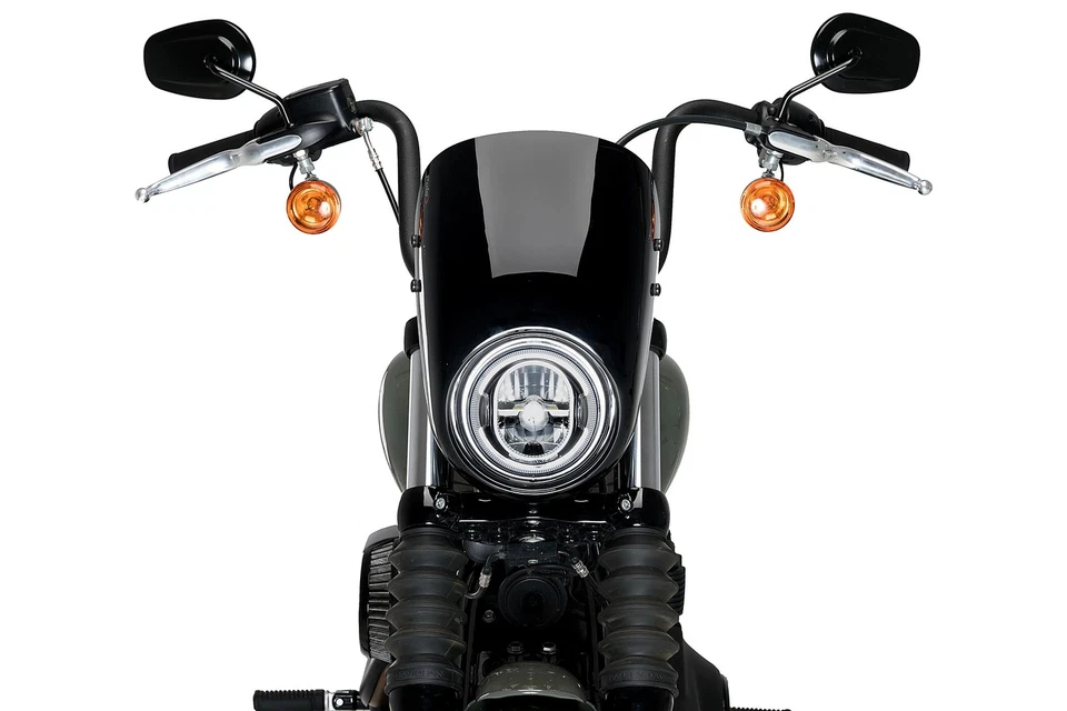 Puig Anarchy pour Harley davidson SOFTAIL STREET BOB FXBB Noir - Photo 1/4