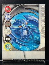 Bakugan ELEVATED FIELD Metal Gate Card SILVER 2008 BA197-GA-SM-GBL 2/48b