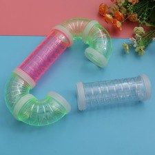  9 Pcs Hamster Pet Tunnel Tube Toy Cage Tunnels Accessories Tubes