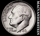 1961 Roosevelt Dime- Silver- Choice Gem Brilliant Unc+++ Luster #J2291
