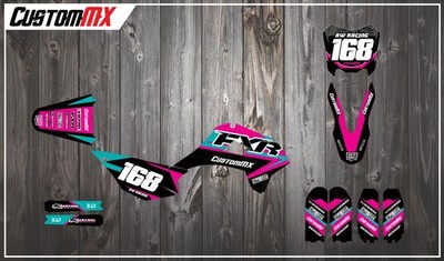 CustomMX - Grafik Kit: Passend für Stomp Z3 (Detriot) 120 140 160 Pitbikes