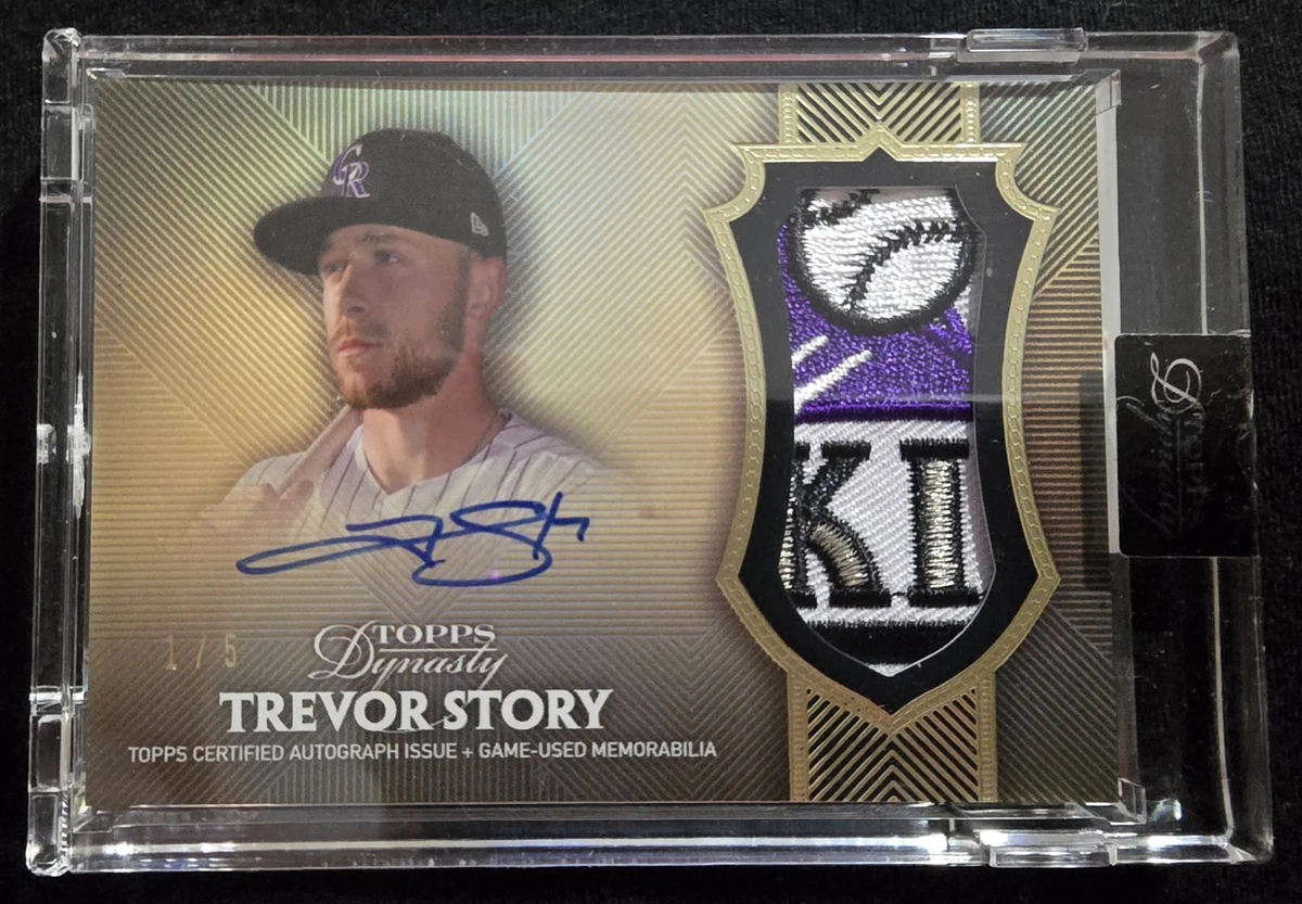 Trevor Story Baseball Serial Numbered Sports Trading Cards 
