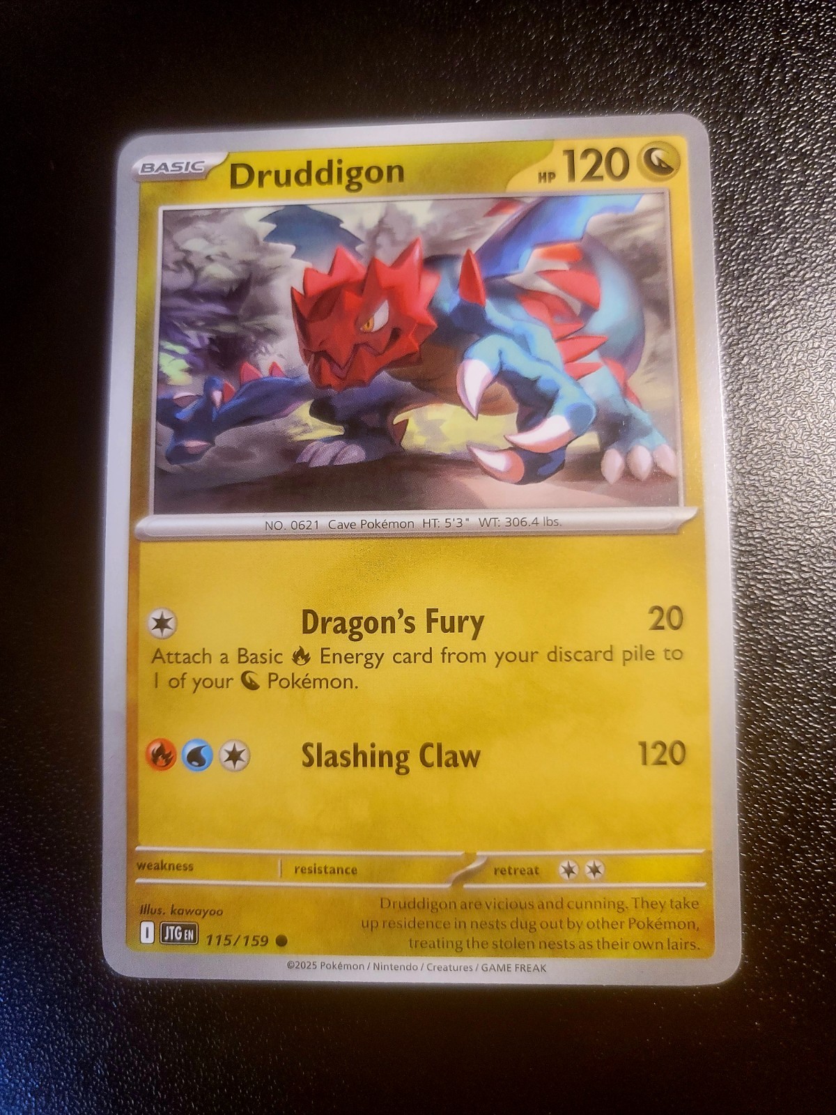 Druddigon 115/159 Sv09: Journey Together Regular - NM