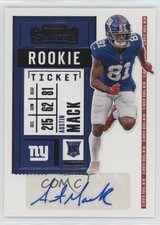 2020 Panini Contenders Rookie Ticket Austin Mack #244 Auto 18er