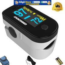 Easy-to-Use Black OLED Finger Pulse Oximeter - Accurate SpO2 Readings in Seconds