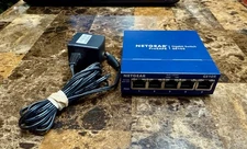 Netgear GS105 V5 Prosafe 5 Port Gigabit Ethernet Unmanaged Switch Plug and Play