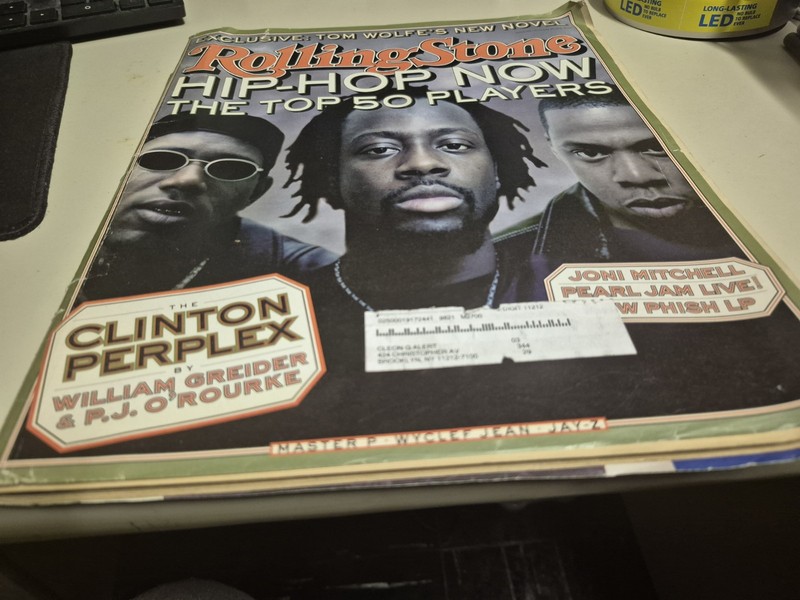 Rolling Stone magazine Jay-Z Wyclef Jean Master P Bill Clinton Joni Mitchell 