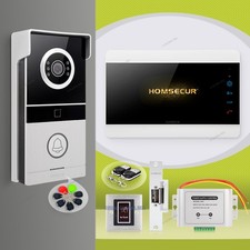 HOMSECUR 7" 4 Wire HD Video Doorphone Entry Intercom Card Access Night Vision