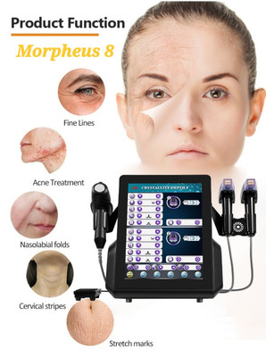 NEU Morpheus 8 Maschine Hochfrequenz Bruchmaschine 3 Griffe + 6 Patronen