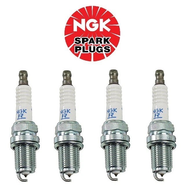 Set of 4 NGK PFR6H10 6290 Laser Platinum Resistor Performance Spark Plugs