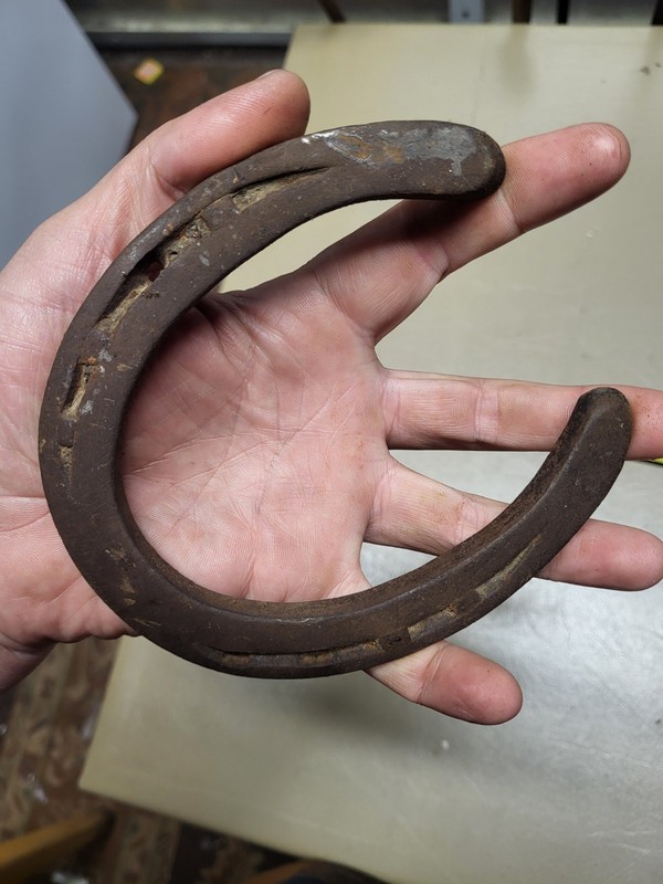 Wagon Wheel Restaurant Wall Artifact #1 Horse Shoe Decor Lucky Carmel Valley 