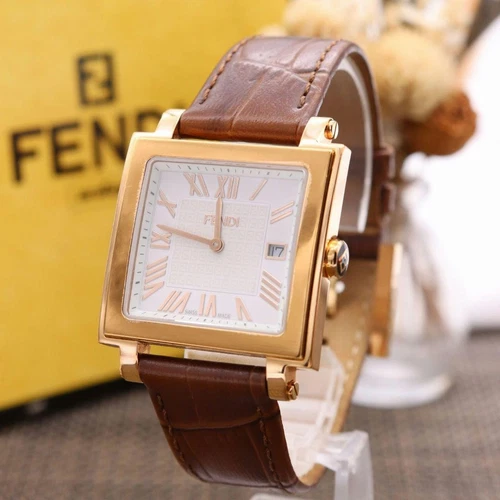 Orologio FENDI 60500G Roman Buone Condizioni Orologio Autentico Batteria Nuova