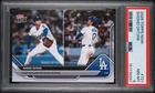 SHOHEI OHTANI 1ST MLB PLAYER EVER 50K & 50HR SEASON #721 2025 TOPPS NOW PSA 8
