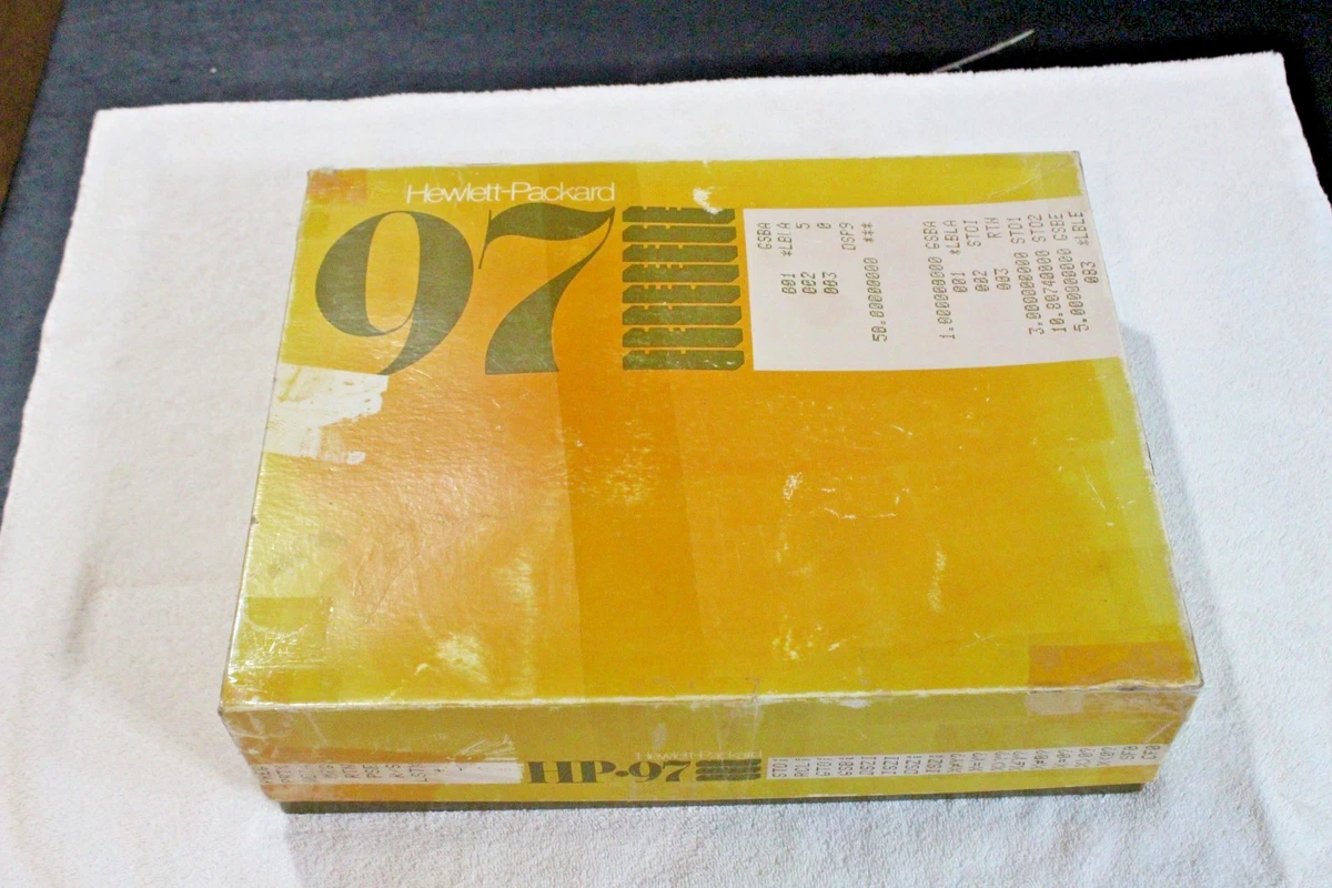 Calculatrice Programmable Hewlett Packard HP-97 - Vintage - Pour Collection