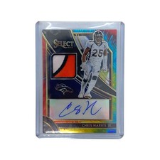 PANINI NFL Card SELECT PRIZM CHRIS HARRIS JR. DENVER BRONCOS 20/25 #MP-CH Free