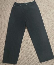 Vintage Ralph Ralph Lauren Pants 86 Cotton Womens Size 10 Dark Gray/ Green Tag