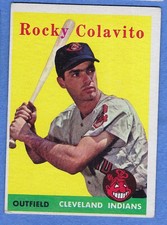 1958 Topps #368 Rocky Colavito