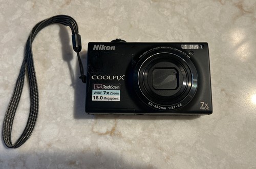 Nikon COOLPIX S6100 16.0MP Digital Camera 7X Wide Zoom USED UNTESTED FAST SHIP - Picture 5 of 8