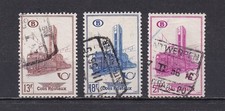 Belgium  Q362-4 Used, Trains, 1954
