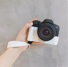 For Canon EOS R50 R100 Camera Bag Leather Dock Case Base Protection Cover Shell