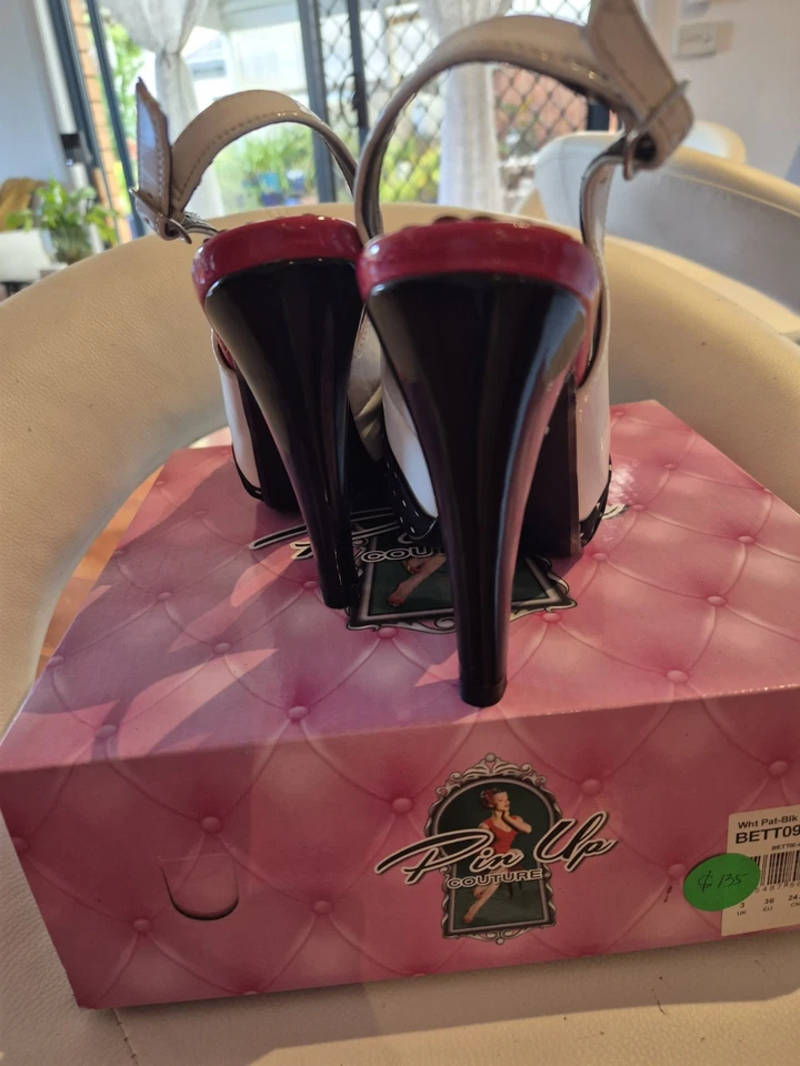 Gorgeous  Pinup Shoes Size 6 — 第 4/4 张图片