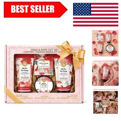 4-in-1 Hydrating Bath & Body Gift Set - Soft Lavender Scented Essentials