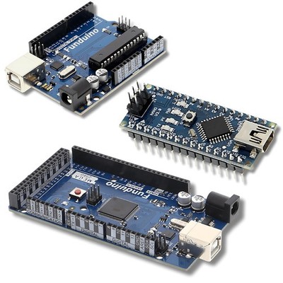 Funduino MEGA 2560 R3, Funduino UNO R3, Funduino NANO R3